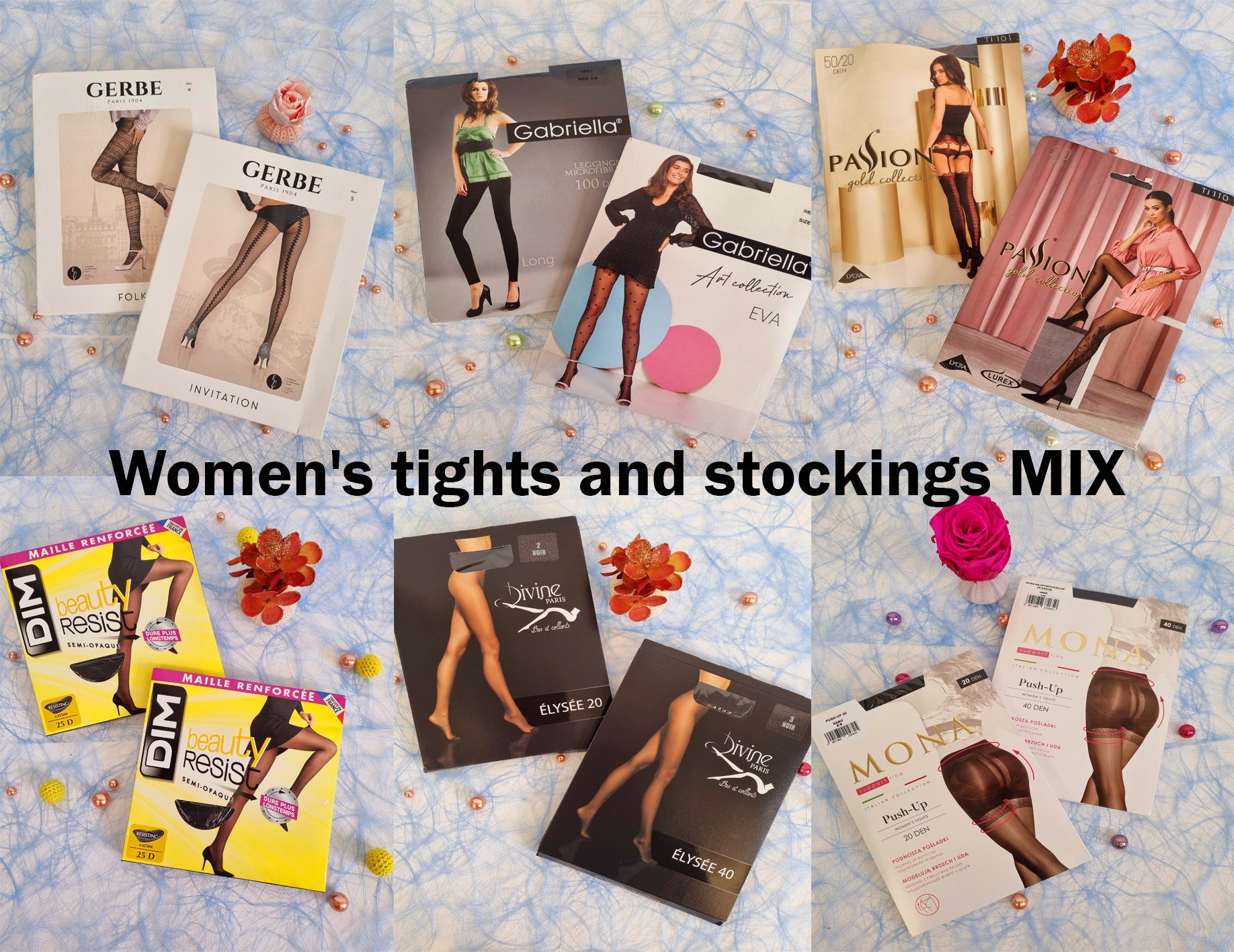 Women's Tights and Stockings mix brands Women's Tights and Stockings mix brands